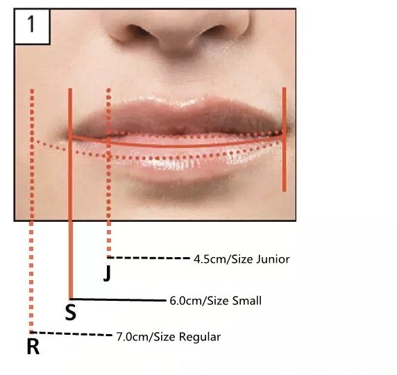 10 stk/parti dental optragate ivoclar vivadent læbe kindindtrækning hvid-normal +lille: 5 stk  r 5 stk s