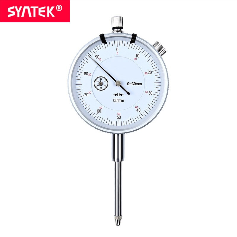 Syntek dial indikator 0-30mm høj præcision 0.01mm industri analog måleværktøj metrisk dial test indikator dial gauge ce
