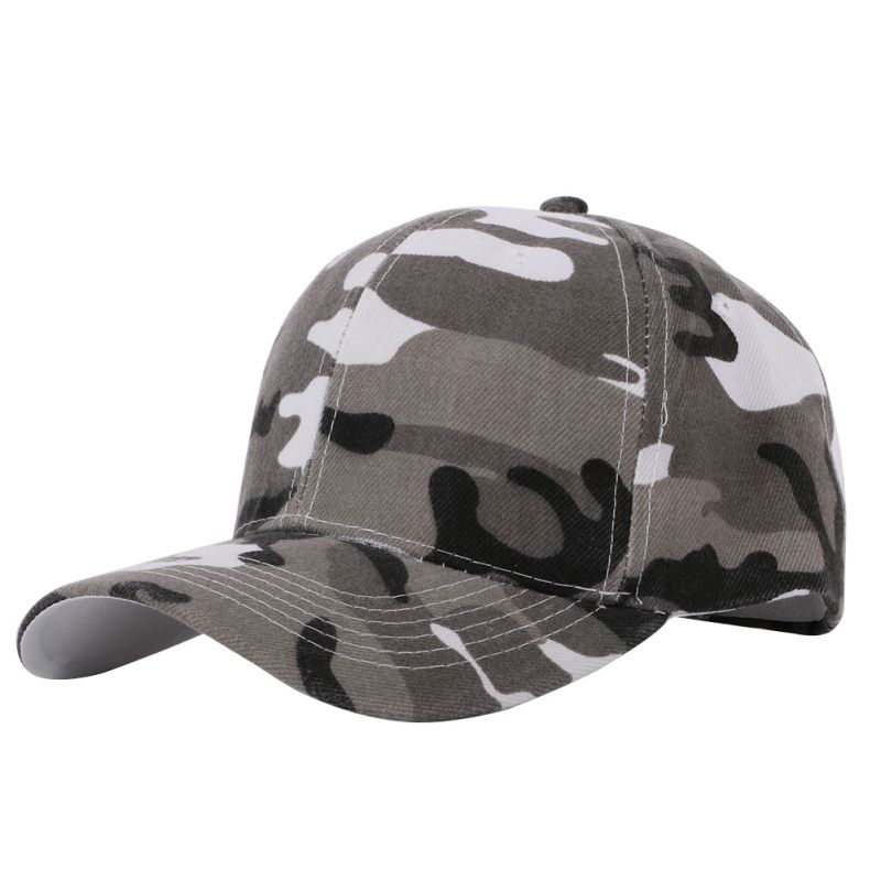 Men Women Hiking Caps Half Mesh Sport Hats Desert Jungle Snap Camo Camouflage Hiking Caps
