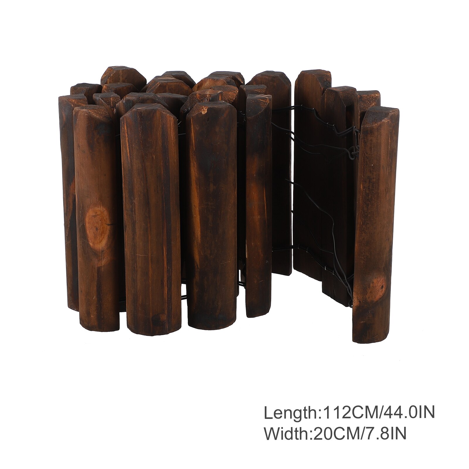 Garden Wood Fence Outdoor Yard Fence Natural Fence Lawn Fence Garden Supply