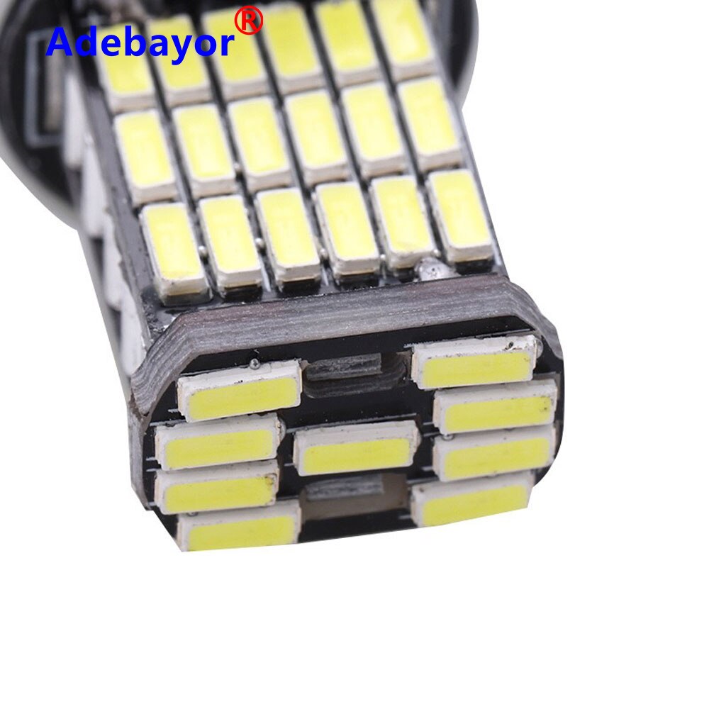 20Pcs 1156 45 Smd P21w BA15S 4014 Led Canbus Geen Fout Auto Staart Lamp Remlicht Auto Backup Reverse lamp