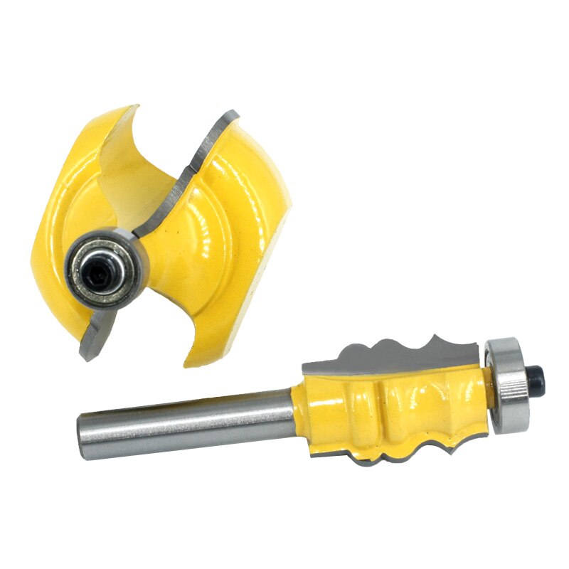 LAVIE 8mm Shank Picture Frame Router Bits Tenon Tungsten Carbide Line Bit Woodworking Milling Cutter for Wood MC02188