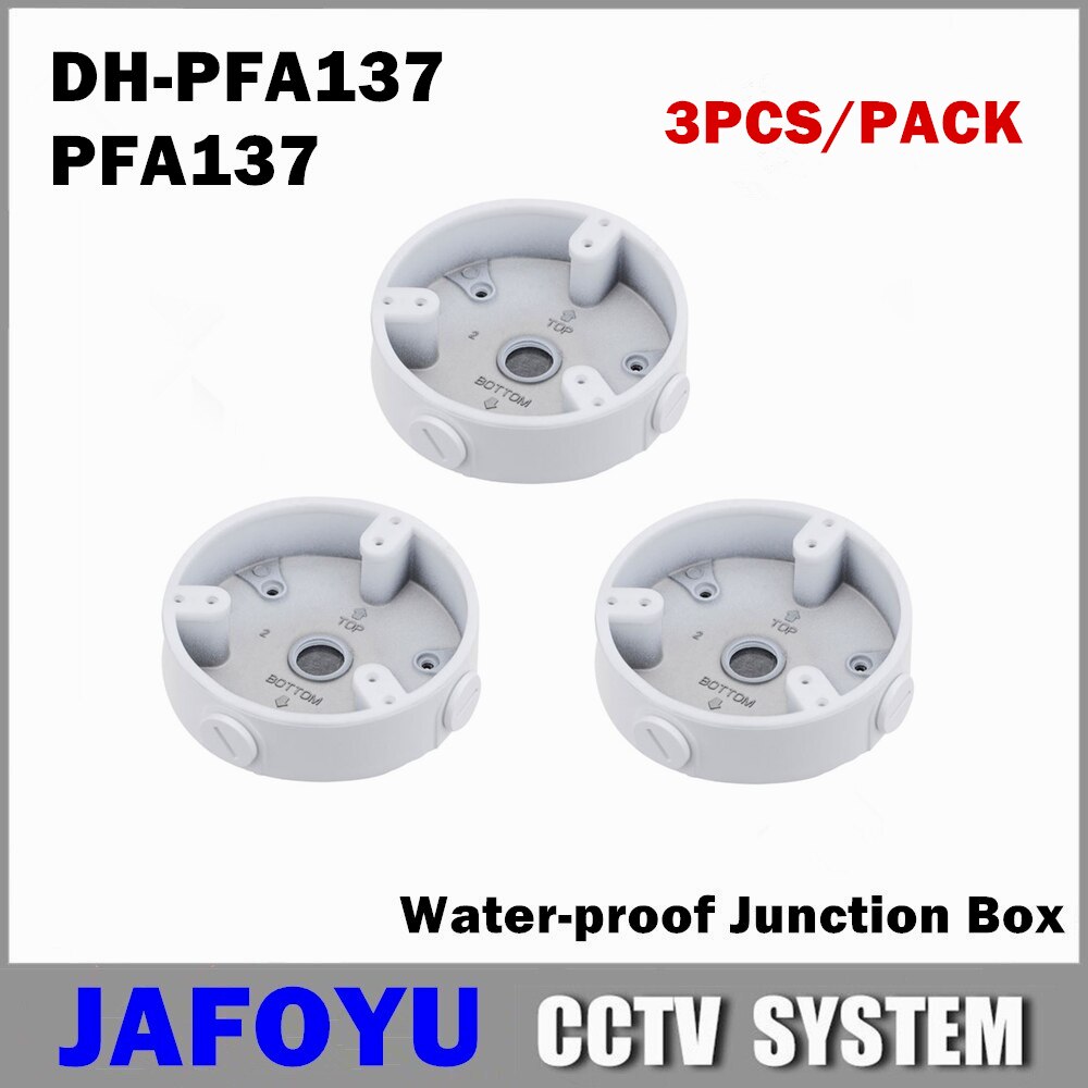 1 Stks/pak Of Meer Dh PFA137 Waterdichte Aansluitdoos DH-PFA137 Cctv Accessoire Voor Dome Camera Ip Camera Ptz Hdcvi Cctv camera: 3PCS PACK