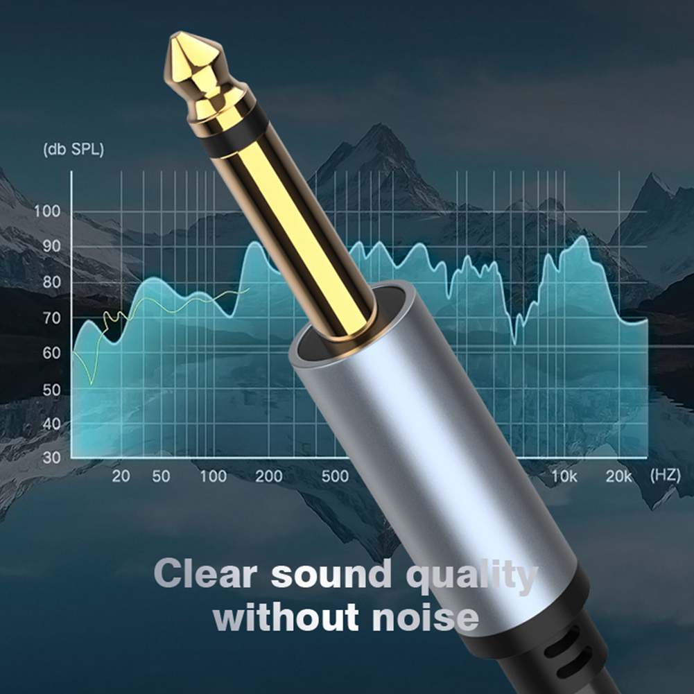 6.5 Naar 3.5 Jack Aux Kabel Adapter Voor Speaker Gitaarversterker Trs Audio Kabel Jack 3.5Mm Tot 6.5Mm Audiokabel Auxiliar