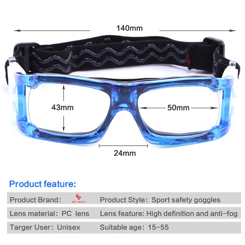 Gafas protectoras de baloncesto resistentes a impactos, lentes para deportes al aire libre, PC, estrella,