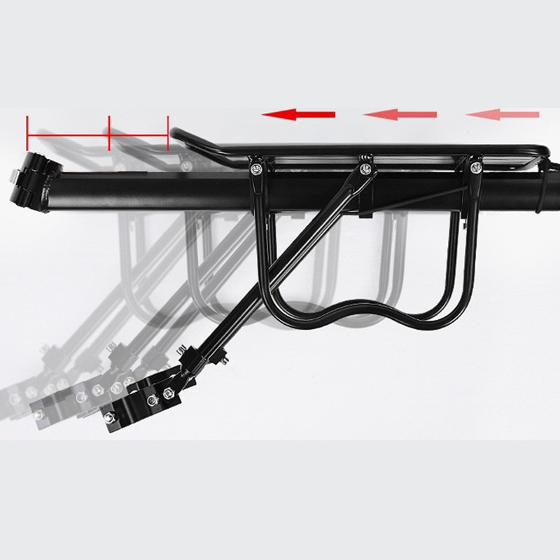 Bike Rack 50Kg Capacity Bicycle Quick Release Luggage Cargo Seat Post Pannier Carrier Rear Rack Fender Bicycle Accessories