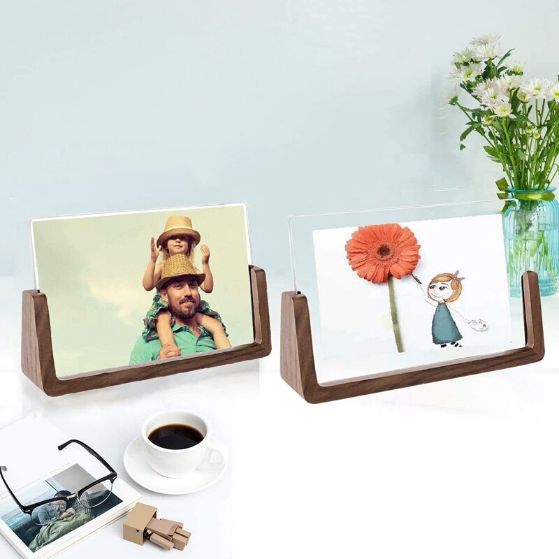 Quadros de fotos de arte para exibição de mesa com fácil mostrar, quadro de exibição de obras de arte ótimo para crianças Drawings-2Packs