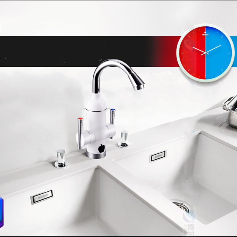 220v Water Heater Bathroom Kitchen instant electric water heater tap temperature display faucet Shower Tankless