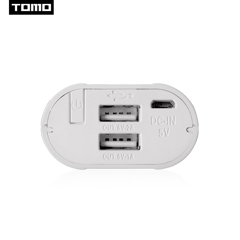 TOMO M2 DIY Power Bank - 2x 18650 Battery Charger - Dual USB Output - LCD Display