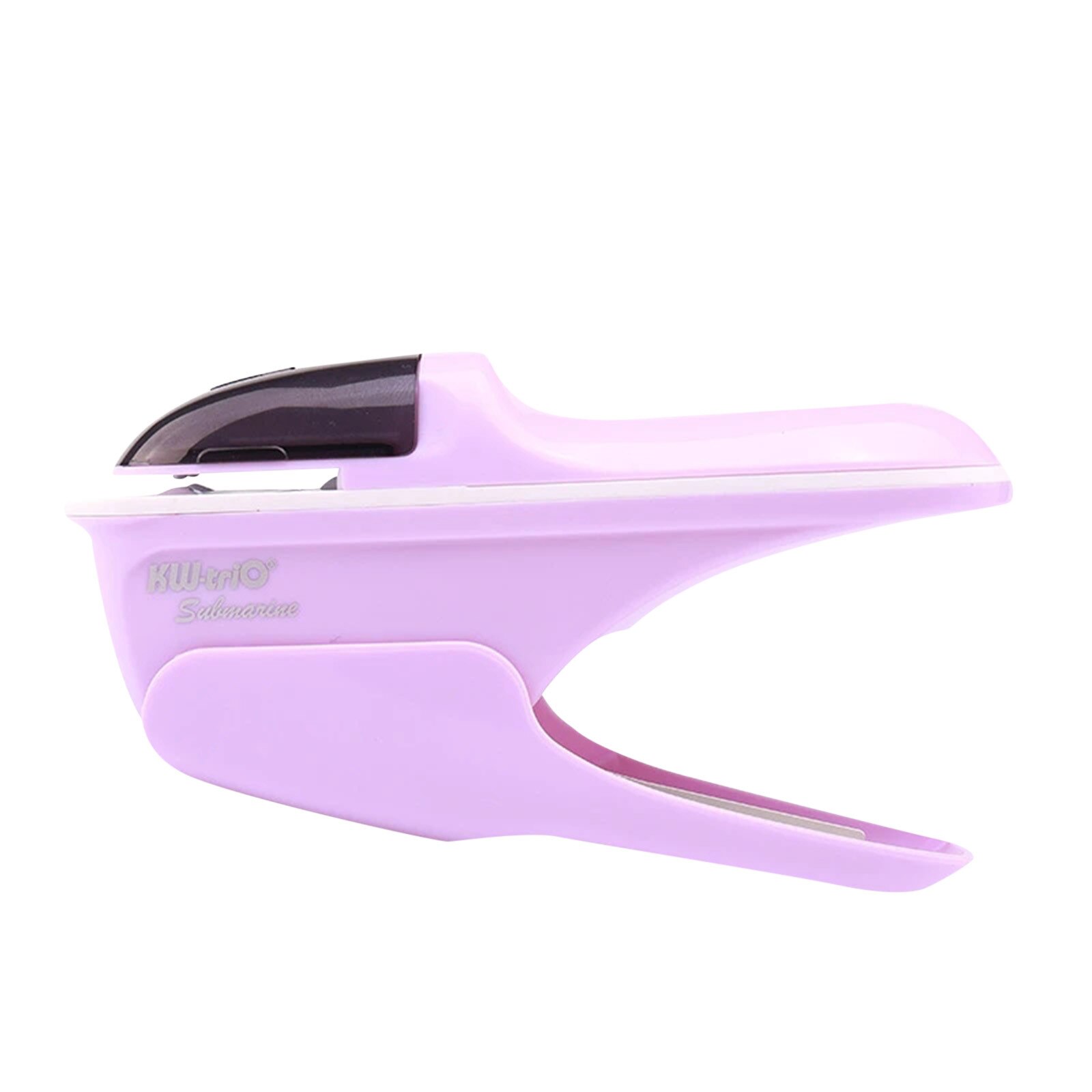Non-stapling Stapler -selling Practical Book Paper And Effort-saving Stapler Learning Home Portable Stapler#g30: Purple