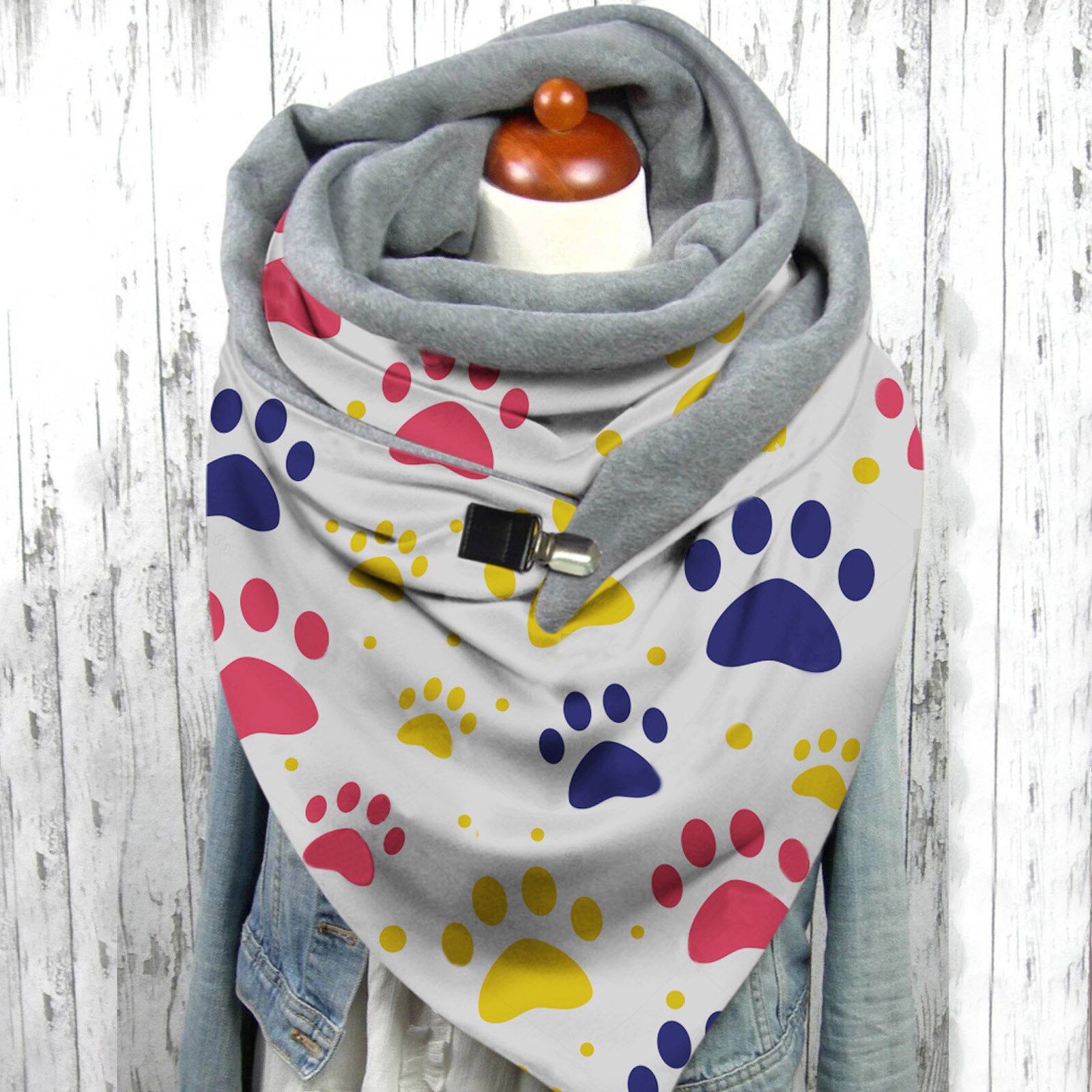 Femmes Hiver Écharpe Papillon Impression Écharpe multi-usages Châle Foulard Cachecol Шарф Женский @ 40: L