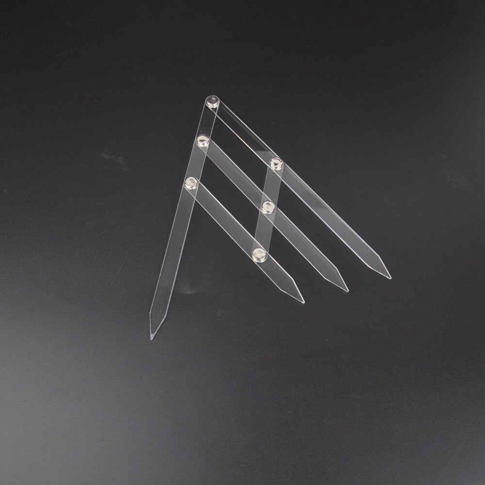 PE Mean Calipers Kerean Semi-permanent Eyebrow Positioning Ruler Eyebrow Scale Triangle Ruler Stencil