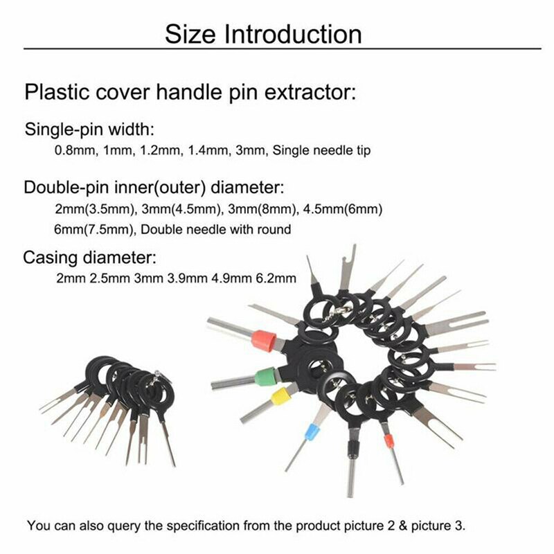 ! Removal Pin Ejector Kit Connector Release Puller Automotive Auto Terminal