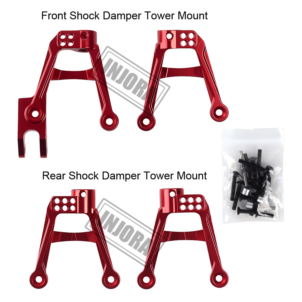 4 Jantes Beadlock En Aluminium Gris Anodisé INJORA 1,3 Pour Crawler RC 124 118 Yqw 1311bg
