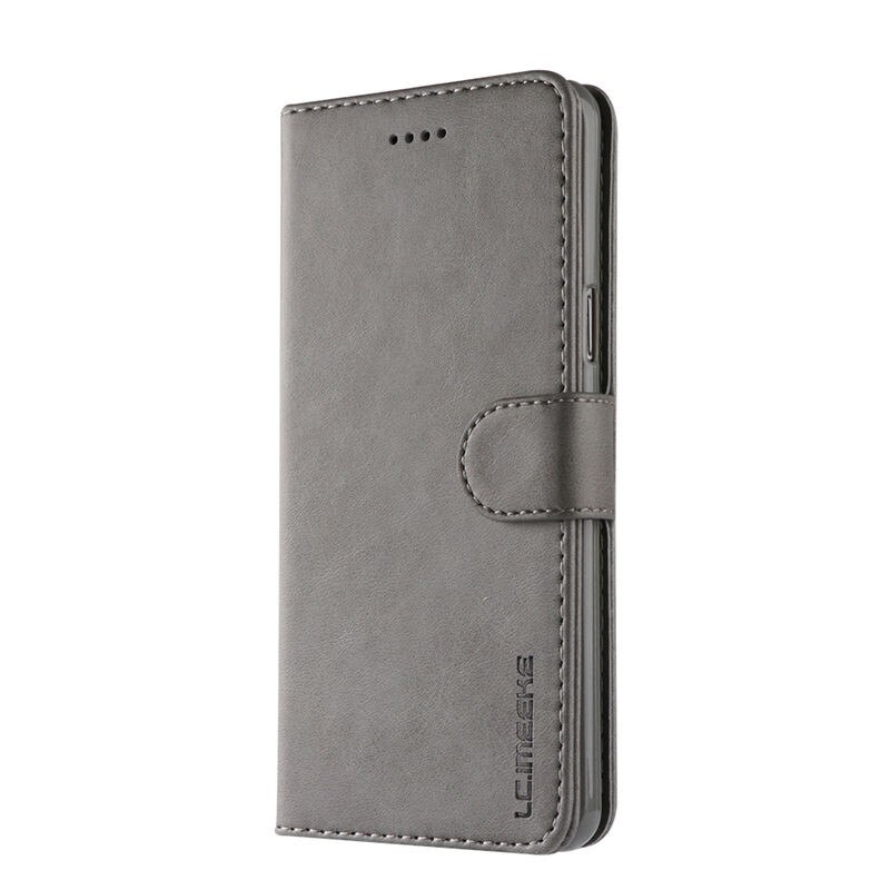 For Samsung Galaxy S8 Plus Case Leather Vintage Phone Case On Samsung S8 Plus Case Flip Wallet Cover For Samsung S8 Case S8+ Bag: Samsung S8 / gray