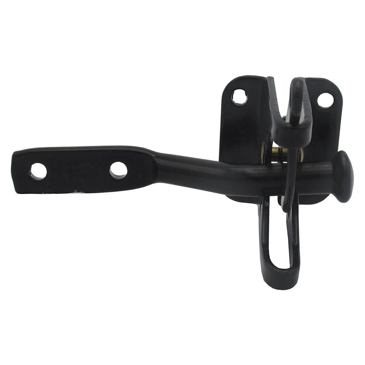 4 Pcs Zelfsluitende Poort Klink-Post Mount Automatische Zwaartekracht Hendel Houten Omheining Poort Vergrendelingen Met Bevestigingsmiddelen