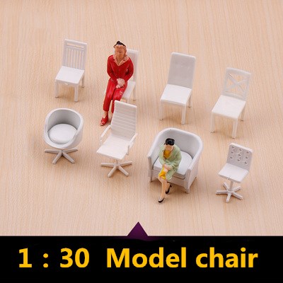 1:30 Architectuur Model Van Indoor Stoel Poppenhuis Speelgoed Recreatieve Kantoor Model
