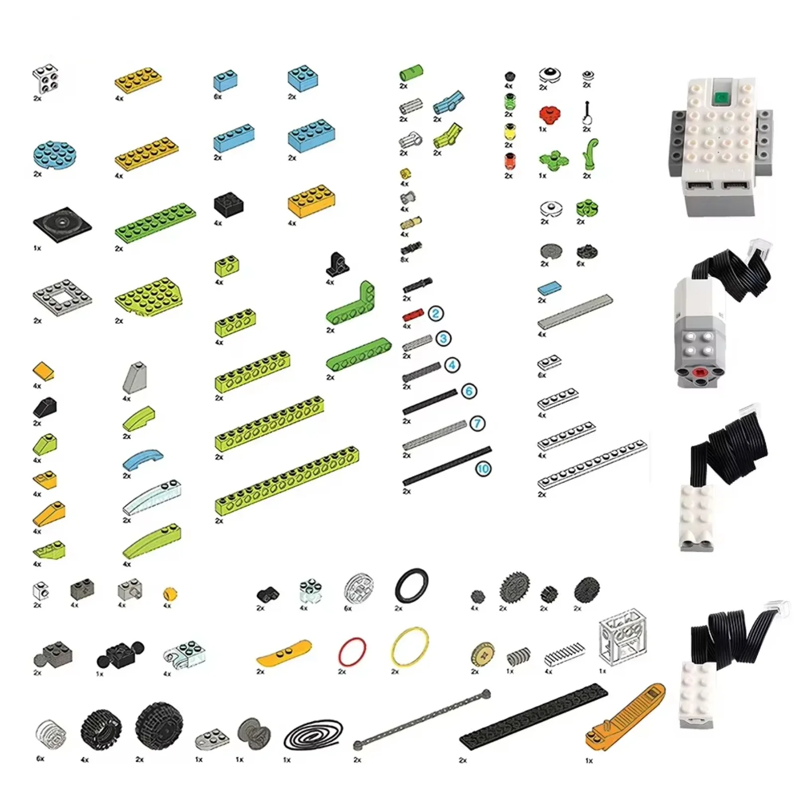 We-do2.0 Compatible legoed Education Building Blocks Kit with 280pcs & Sensors