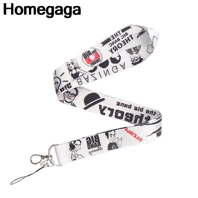 Homegaga rolig komedi lanyard för nycklar nyckelringar säkerhet breakaway för telefon usb id märkeshållare nyckelband lanyards  d2196