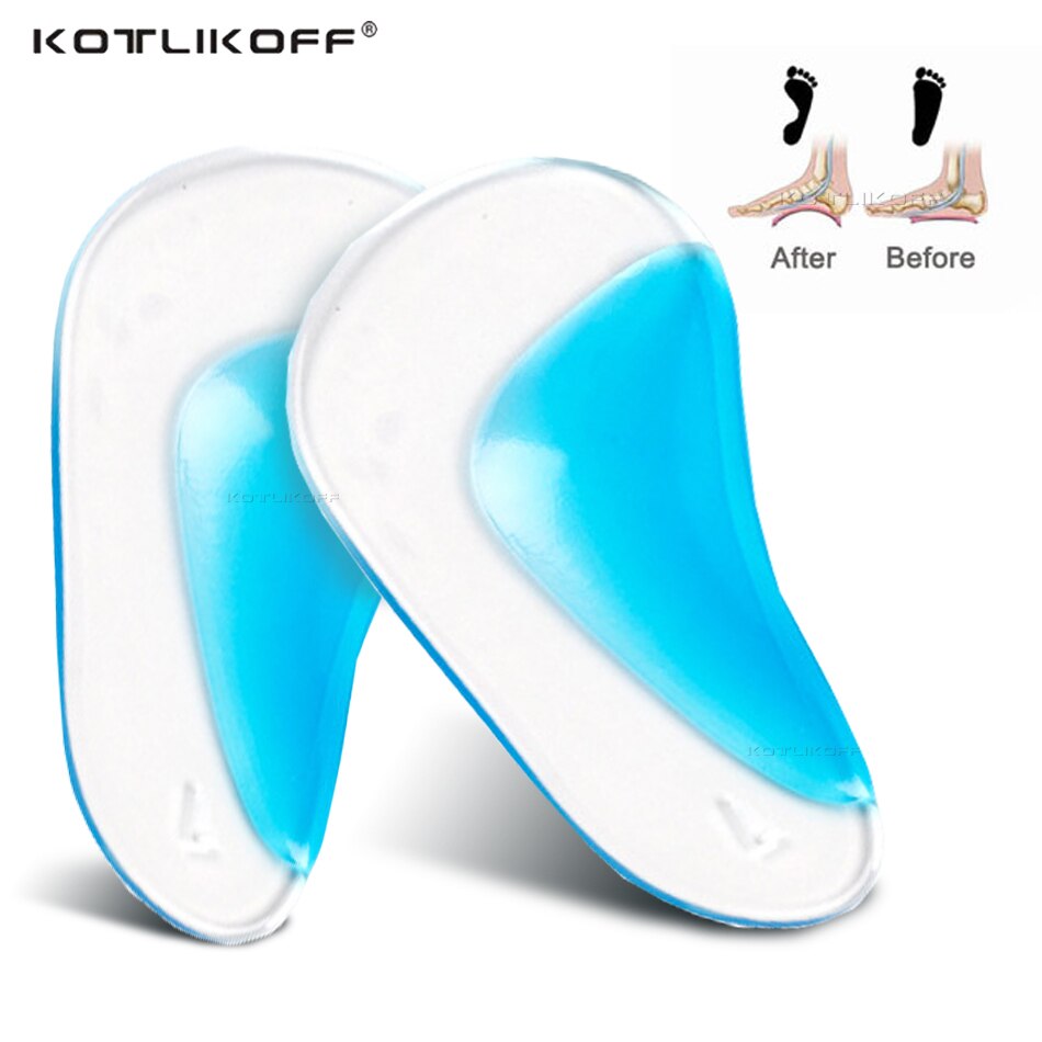 Orthesen Bogen Unterstützung Einlegesohlen für Flache Füße Gel Bogen Einsätze Pad für Plantarfasziitis Klebstoff Entlasten Fuß Druck Liner