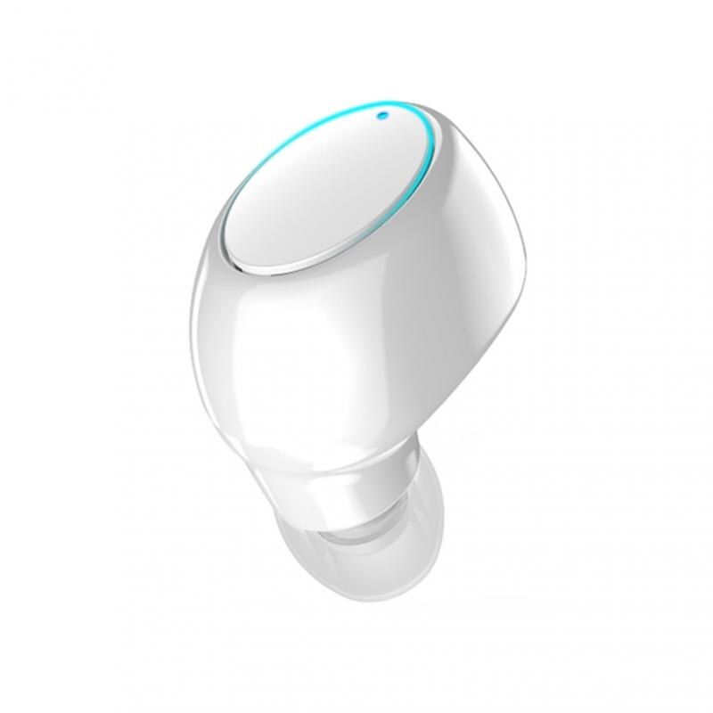 X6 trådlösa hörlurar mini 5.0 sportspelheadset med mikrofon trådlösa öronsnäckor för xiaomi bluetooth handsfree stereohörlurar: 02 vita lådor
