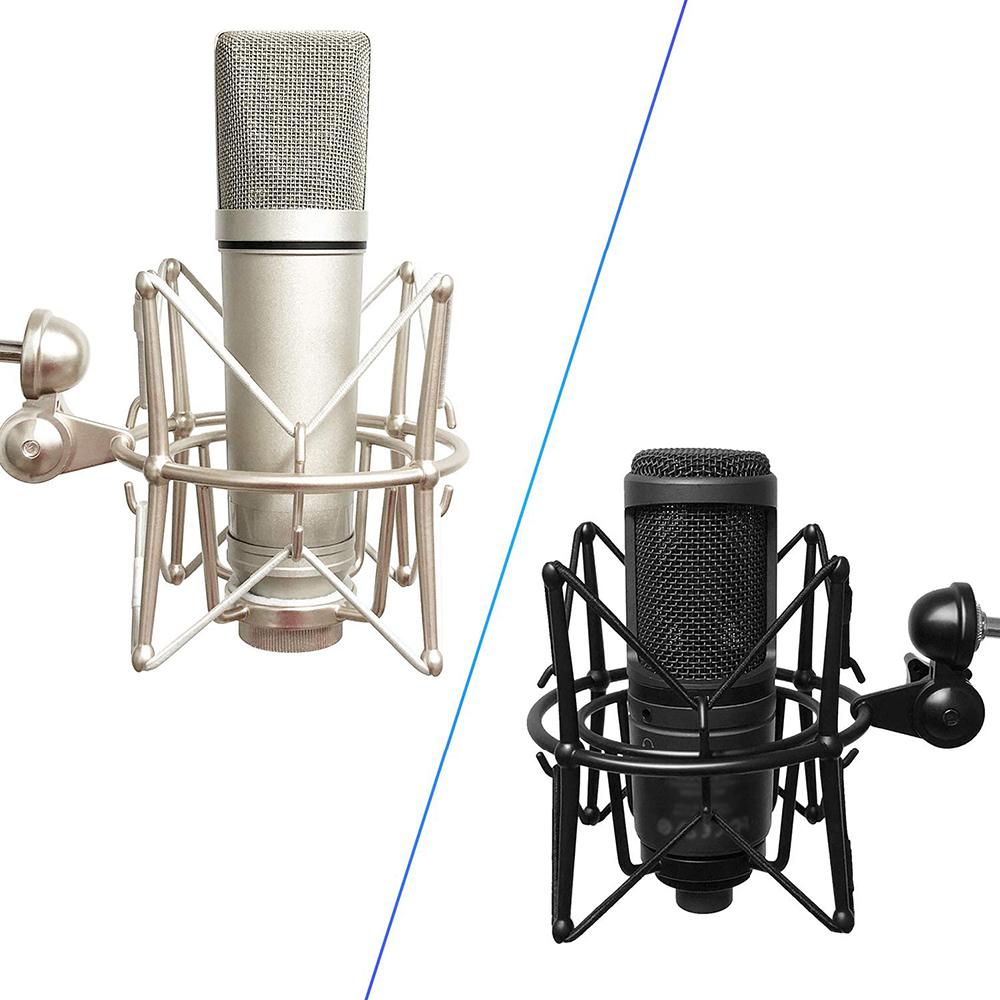 Universal Suport Microphone Shock Mount Holder Studio Recording Mic Stand Metal Bracket Pod Hqd Microphone stand