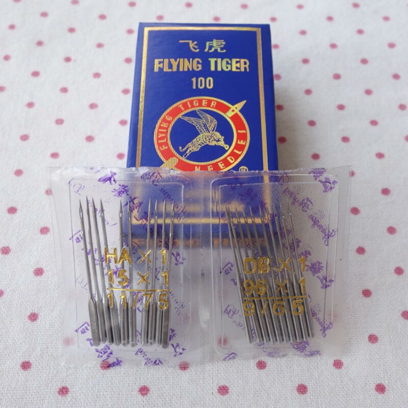 10 Uds HA x 1.130/705H,15x1 agujas tamaño #9 #11 #12 #14 #16 #18 para singer hermano juki bernina pfaff elna janome #