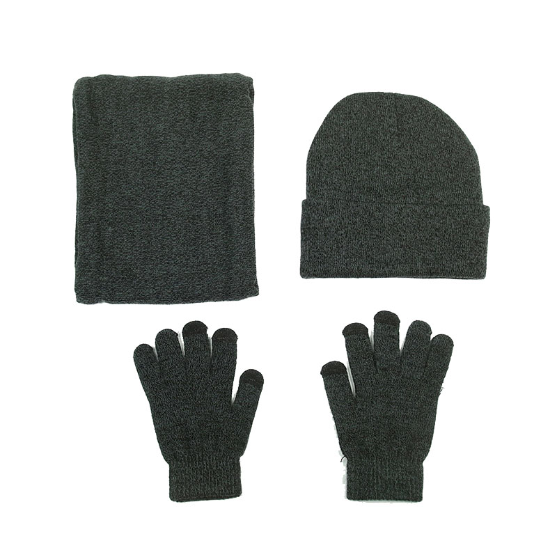 Tørklæde hue handsker til kvinder mænd vinter huer kasketter touch screen handske strik dame hatte hals varm hagesmæk balaclava maske gorras bonne