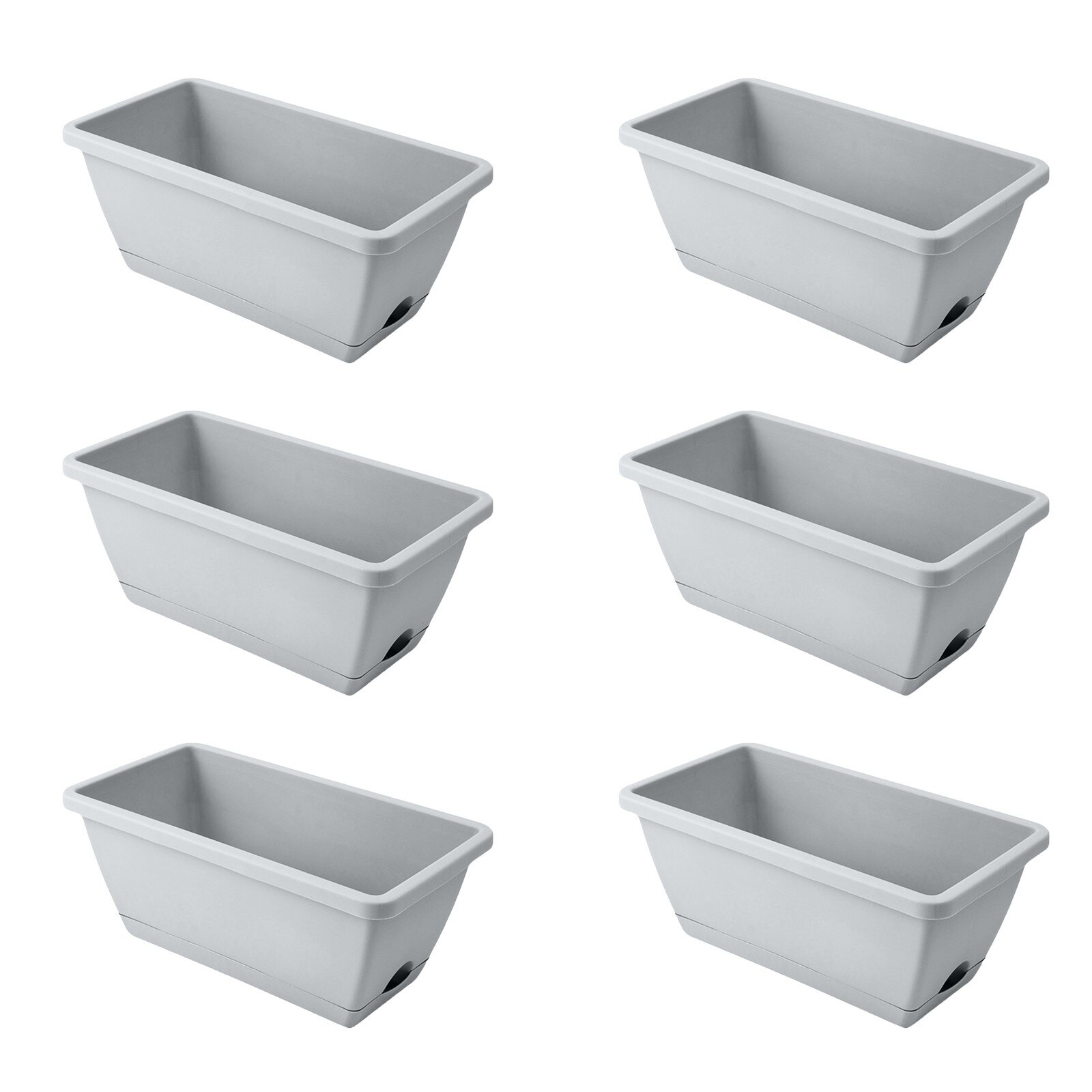 25 # Lui Plastic Bloempotten Familie Balkon Planten Groenten En Bloemen Extra Grote Rechthoekige Planten Groef Plant Pot Ba