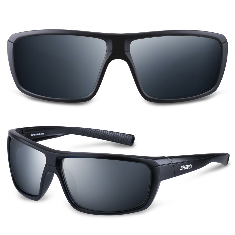 RUNCL Polarized Floating Sunglasses Sports Fishing Glasses for Men Women Outdoor Cycling Camping Driving Surfing