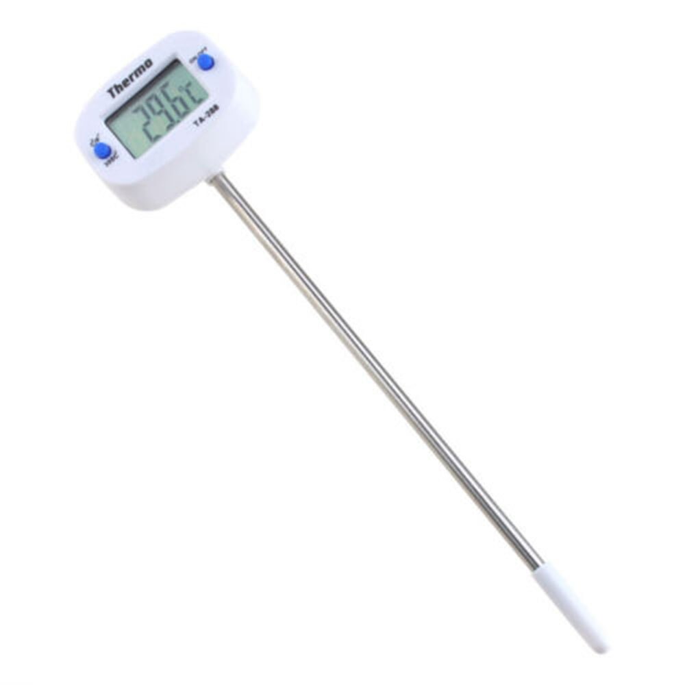 1 stk køkken madlavning mad kødtemperatur mælketermometer protble digital bbq termometer værktøj funktion justerbar