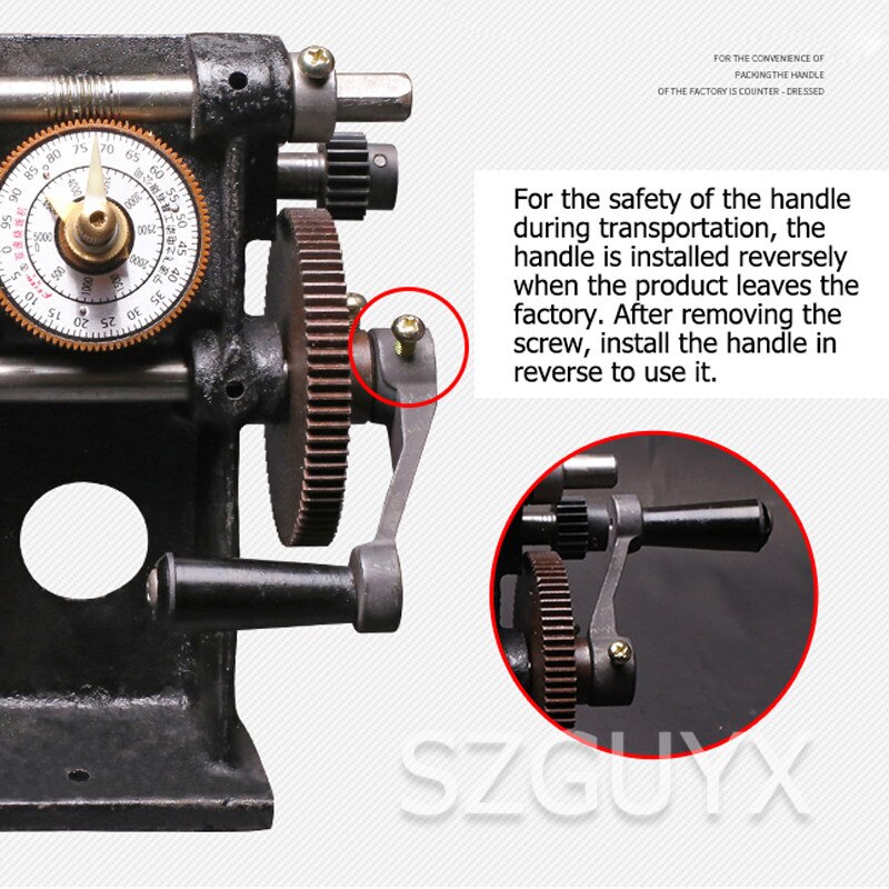 Manual dual-purpose coil winding machine, manual winding machine, manual counting winding machine, digital winding machine