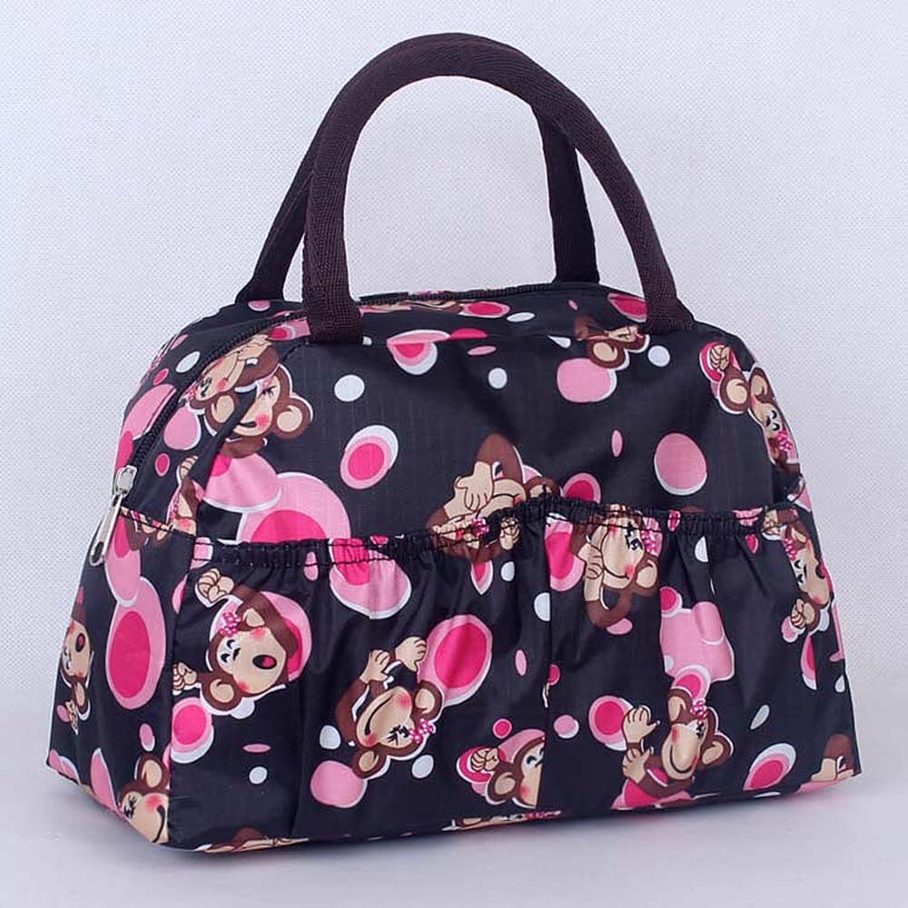 Handbag Small Bag Waterproof Printed Lunch Bag Bag Hand Carry Female Bag Storage Bag 31506: 9