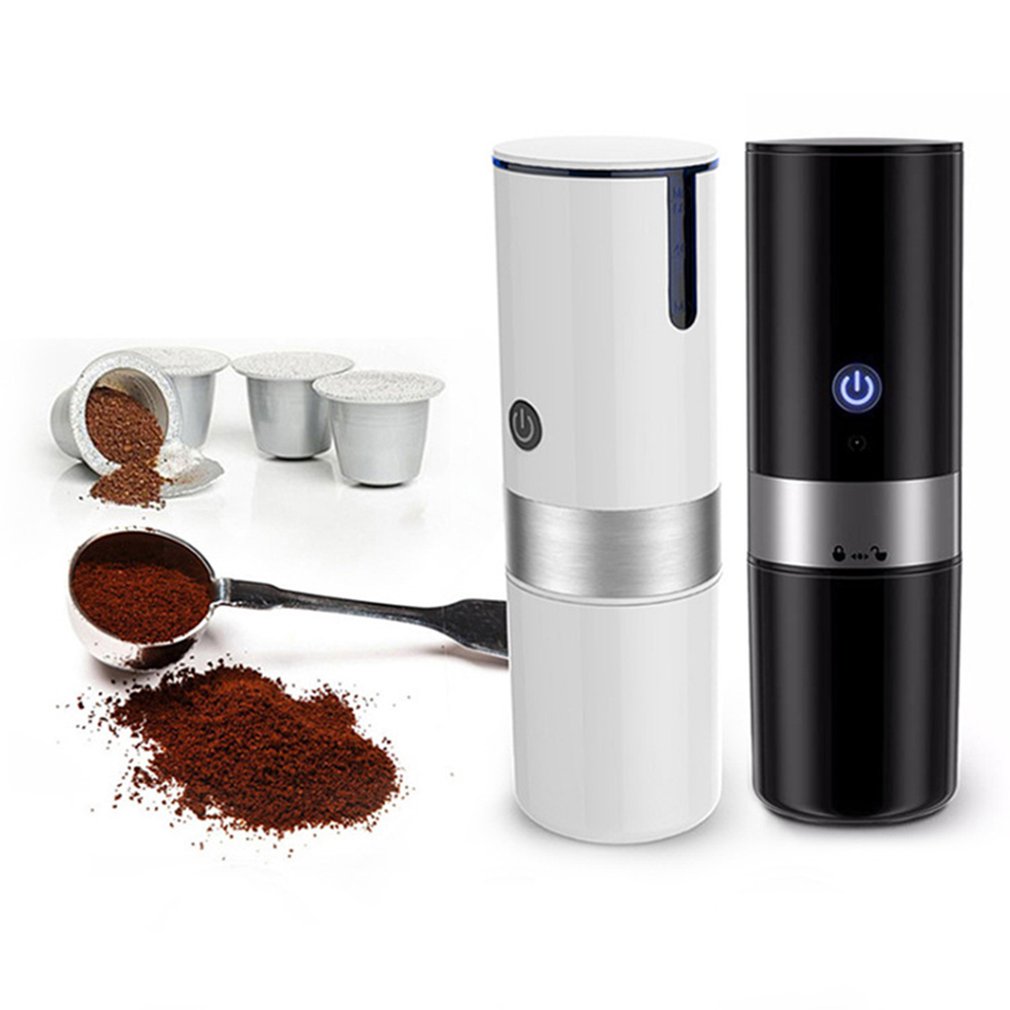 Portable Automatic Small Coffee Machine Hand Held Home Office Car Outdoor Capsule Coffee Maker USB Coffee Machine