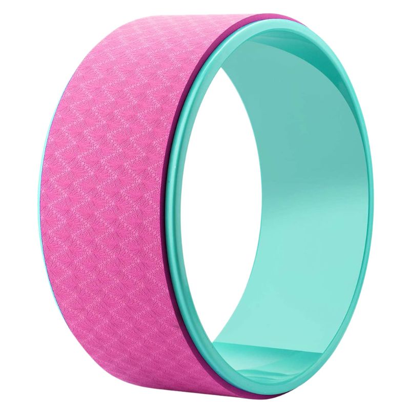 Yoga Wheel for Back Pain - Fitness Pilates Ring - 27RD: Pink