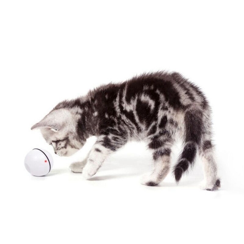 Huisdier Bal Speelgoed Kat Hond Automatische Rollende Bal Met Knipperende Led Interactieve Speelgoed Usb Oplaadbare Springen Bal Huisdier Speelgoed Voor puppy