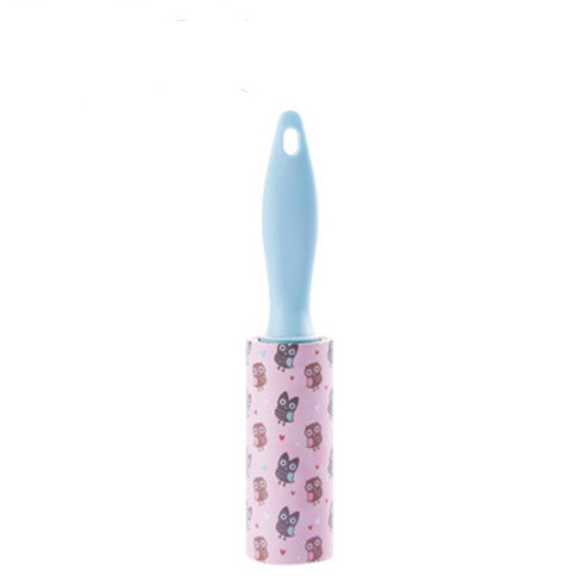 Kleurrijke Kleding Jas Sticky Lint Roller Hond Pet Hair Lint Remover Stof Scheerapparaat Remover Mini Schoonmaken Apparaat Lint Borstel: blue