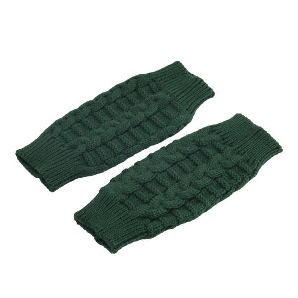 Vrouwen Warme Zachte Handschoenen Dame Winter Herfst Arm Warmer Twist Lange Vingerloze Knit Mitten Praktische Casual Handschoenen