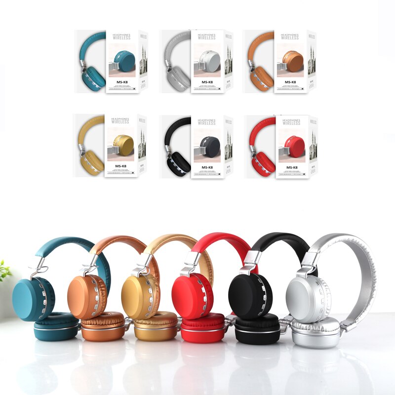 Originele K8 Bluetooth Hoofdtelefoon Met Microfoon Draadloze Headset Bluetooth Voor Iphone Samsung Xiaomi Hoofdtelefoon