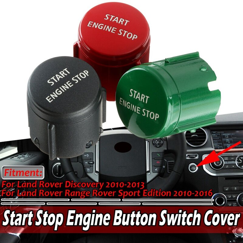 Start Stop Engine Switch Push Button Cover for Land Rover Range Rover Sport Edition Discovery 4