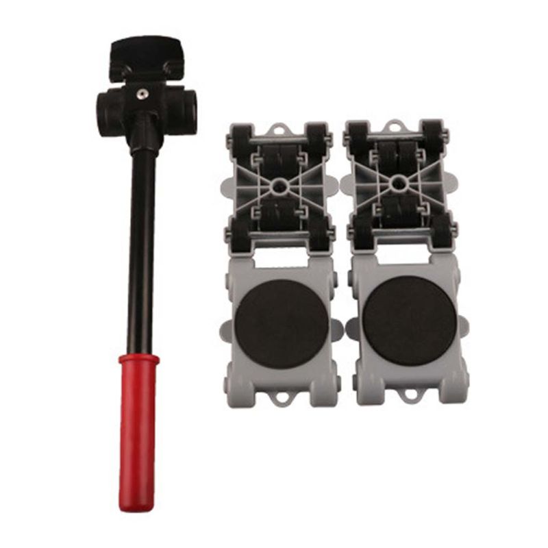 8pcs Furniture Mover Tool Set Transport Shifter Lifter Wheel Heavy Stuffs Moving N0HB