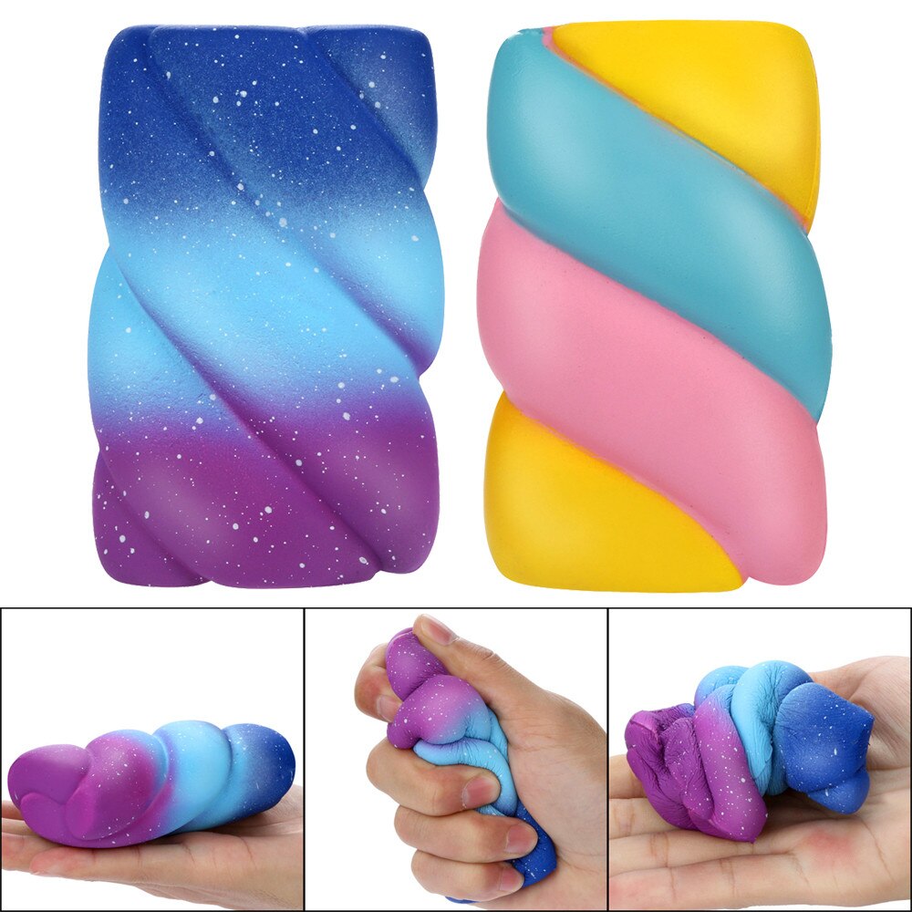 Schattig Squishies Galaxy Rainbow Gesponnen Suiker Super Langzaam Stijgende Fruit Geurende Stress Relief Speelgoed Squishy Squeeze Speelgoed