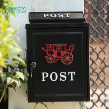 Modern Outdoor Post Rustic Wall Mount Mail Box Street House Letter Mailbox
