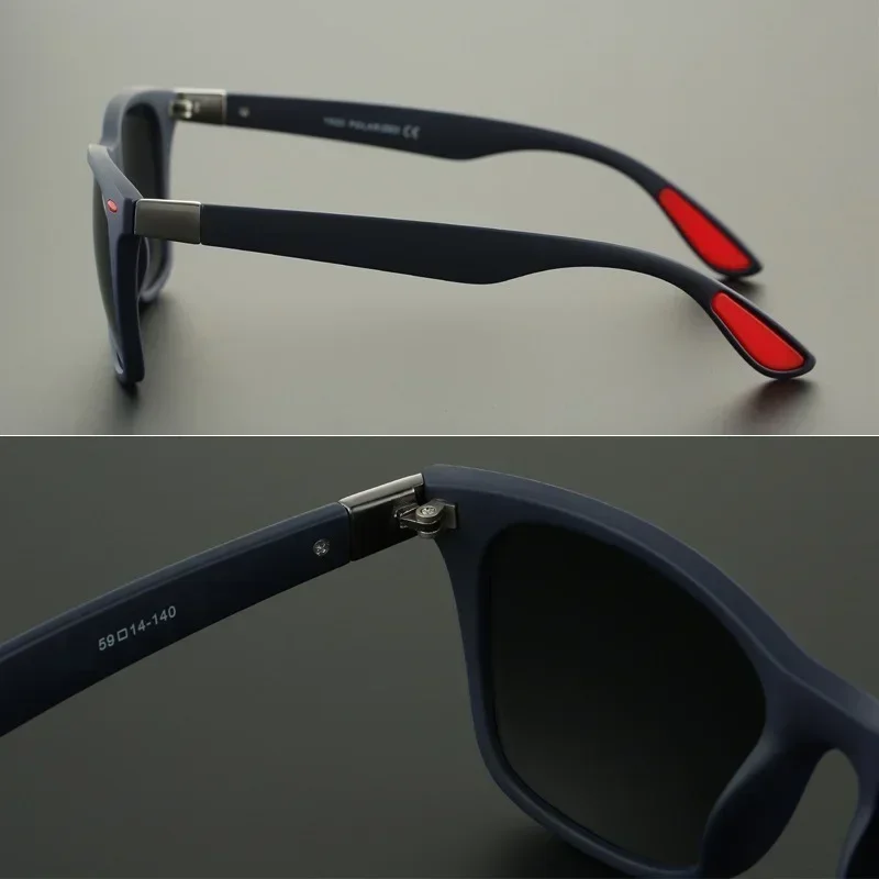 Klassieke vintage outdoor gepolariseerde zonnebril voor dames heren mode vierkante stijl UV400 bescherming rijzonnebril