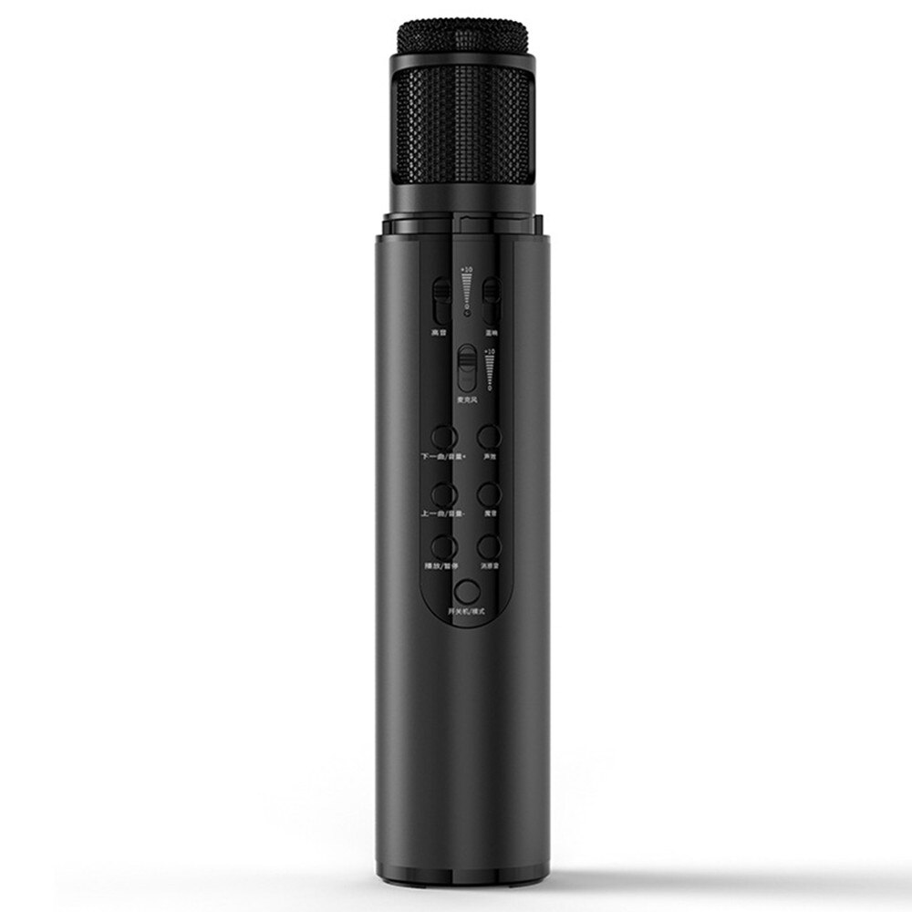 Micrófono K6 para teléfono móvil, accesorio inalámbrico compatible con Bluetooth, varios dispositivos: black K1