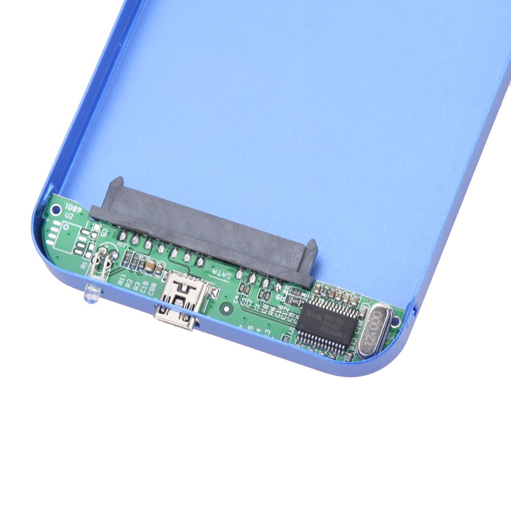 Ultra-Slim USB 2.0 Hard Drive External Enclosure Case for 2.5 Inch SATA HDD SSD