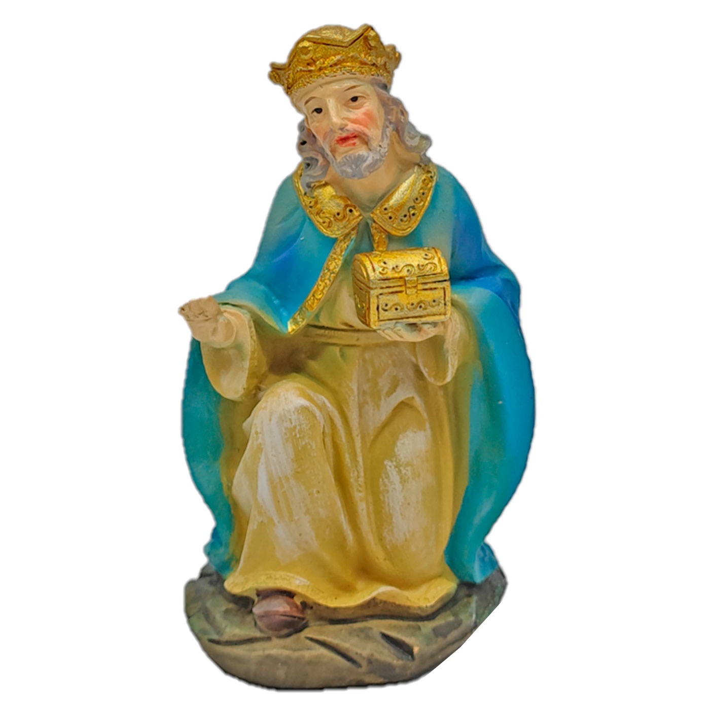 Oliver Art - Reyes magos para belén navideño, durexina, figuras decorativas nacimiento, pesebre, navidad, decoración tradiciona
