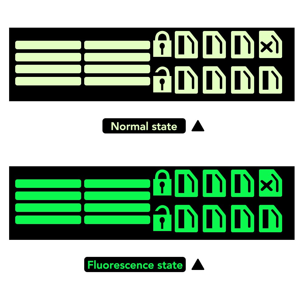 Autosticker, lichtgevende sticker voor mitsubishi asx outlander lancer, renault megane clio, dacia fluence, autostyling