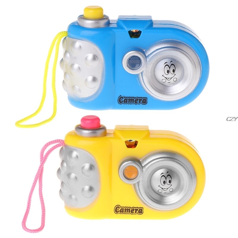 Caleidoscoop Simulatie Camera Vorm Led Light Kinderen Educatief Speelgoed Kids Kleur Willekeurige Levering Kerstcadeaus