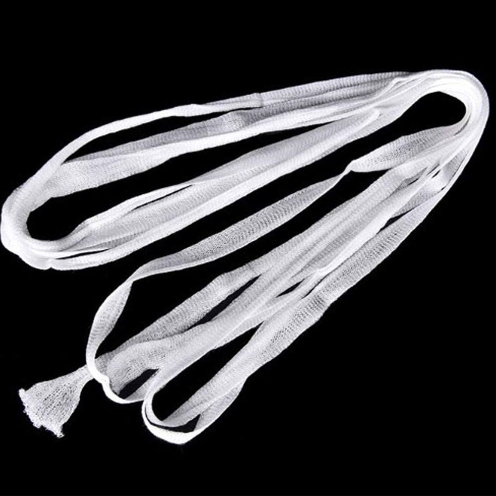 5M PVA Fishing Mesh Soluble Narrow Fishing Network Water Soluble Mesh White Refill Stocking Bait Bag Protect Fish Net